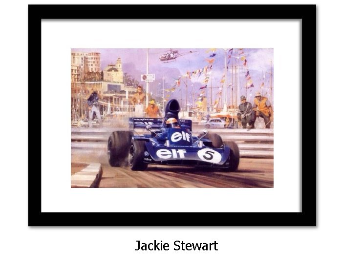 Jackie Stewart Framed Art Print